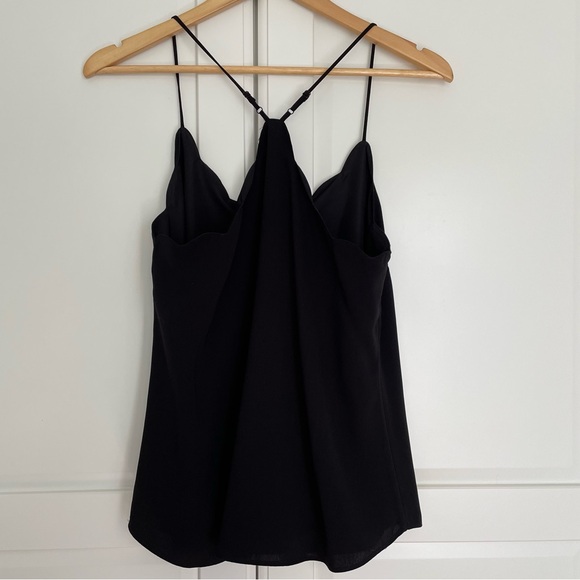J. Crew Mercantile, Scalloped Cami Top, Black, Size 8 - Picture 7 of 11